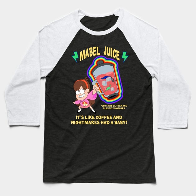 Mabel Juicing Baseball T-Shirt by seamustheskunk